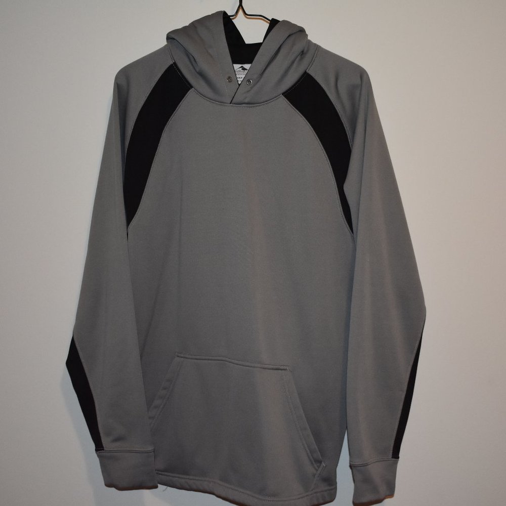 Men's Augusta Gray/Black Hoodie